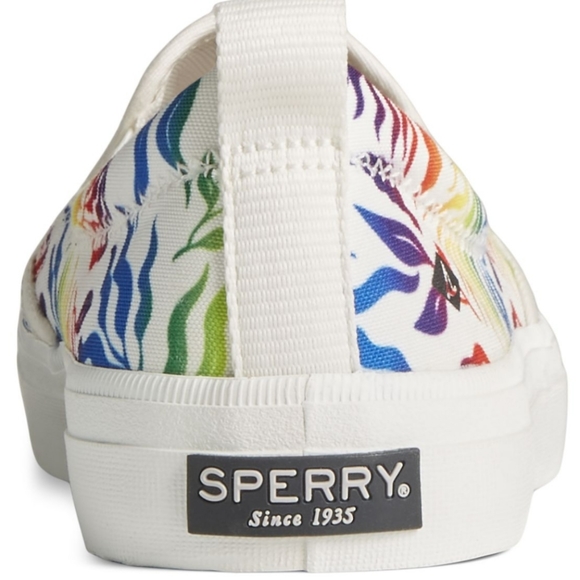 Sperry Peace Rainbow Pride NWT BNIB Top Siders Slipons Boat Limited Edition - Picture 9 of 17